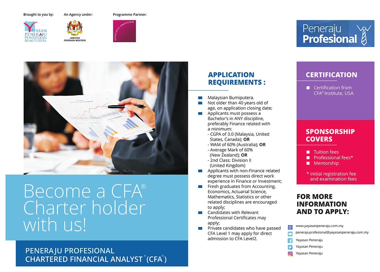 Peneraju Profesional – Chartered Financial Analyst® (CFA®)