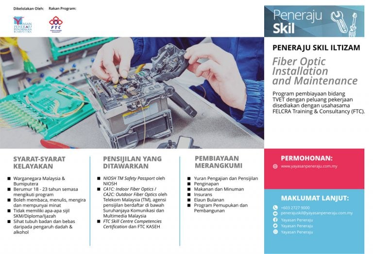 Peneraju Skil Iltizam Fiber Optic Installation & Maintenance