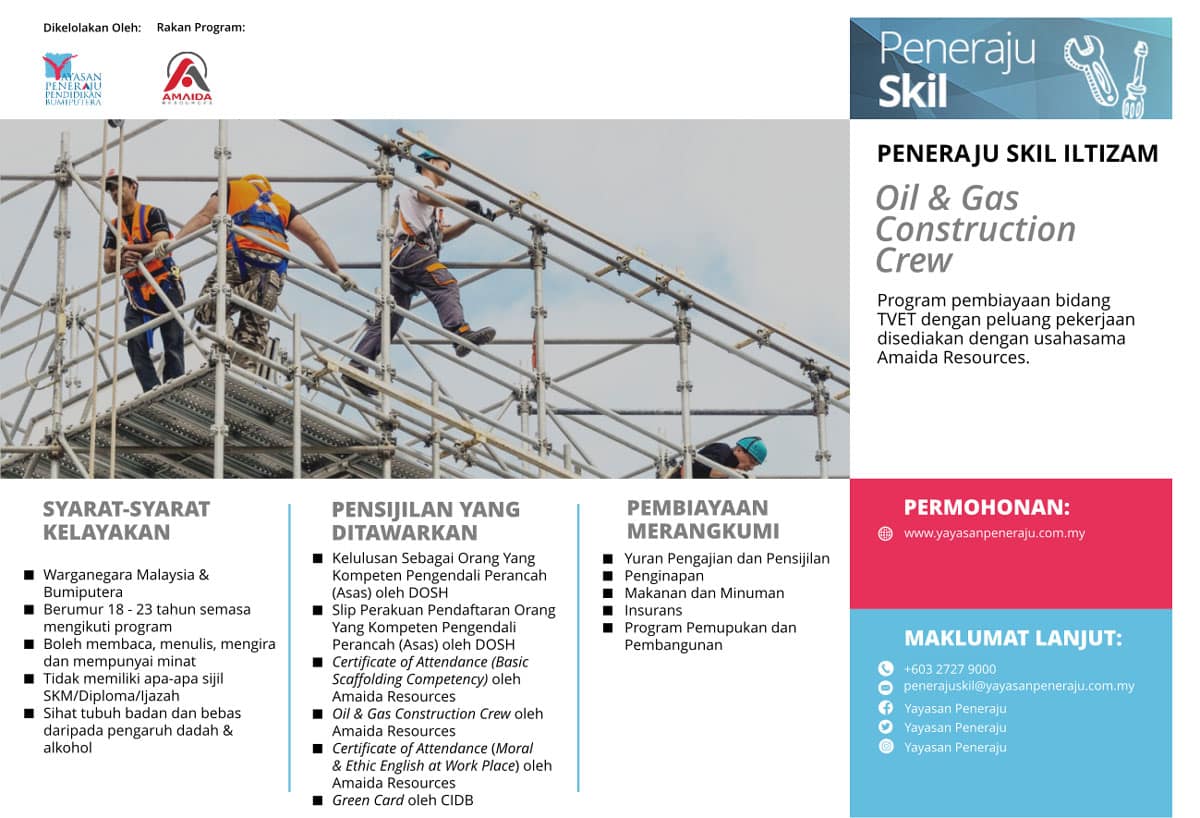 Peneraju Skil Iltizam Oil & Gas Construction Crew