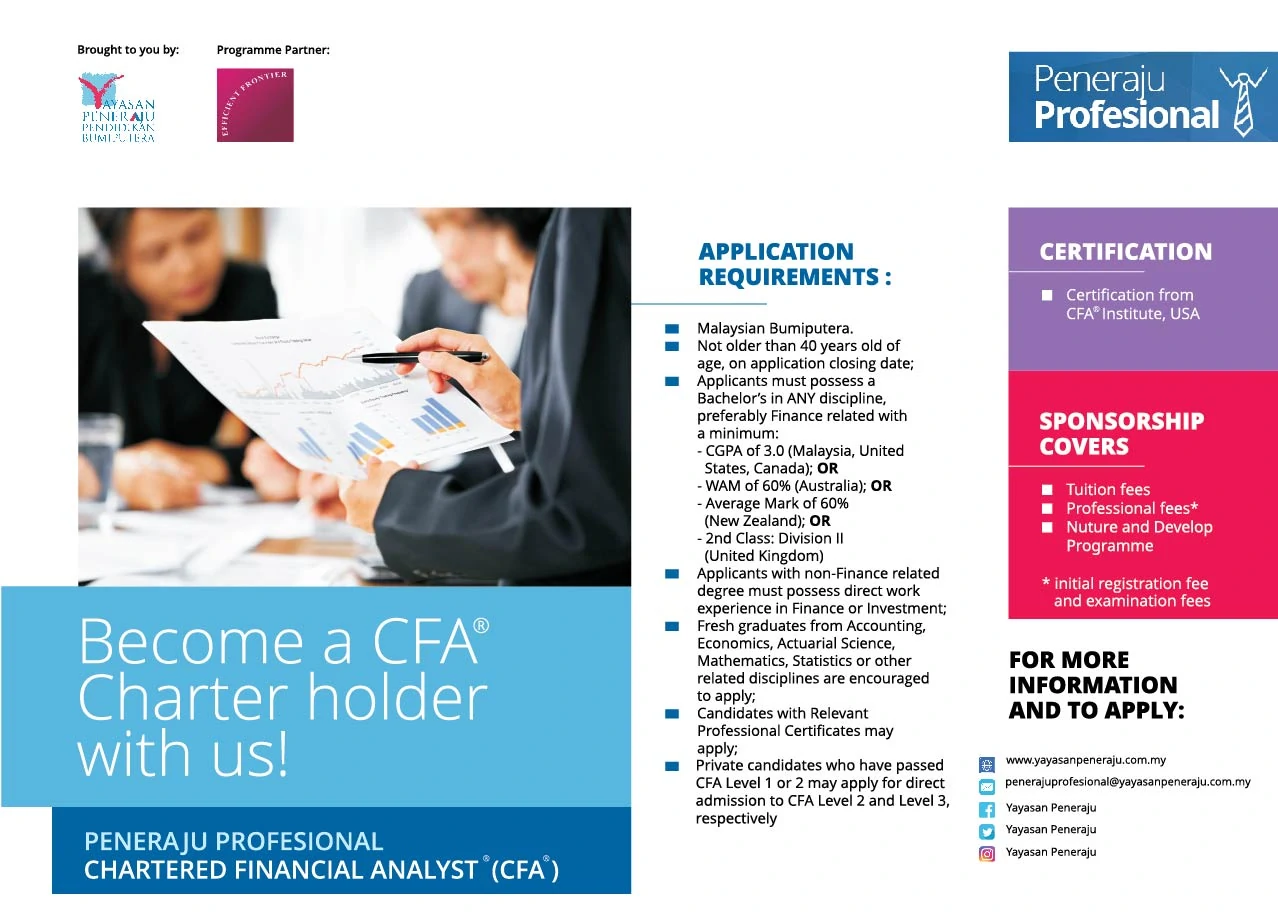 Peneraju Profesional Chartered Financial Analyst® (CFA®)
